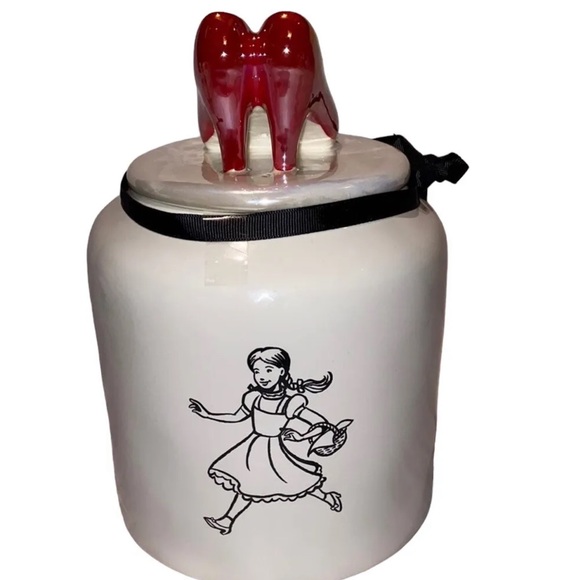 Rae Dunn THERE'S NO PLACE LIKE HOME Large Canister Wizard Of Oz Wicked New 2022 - Picture 8 of 8